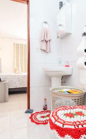 Casa à venda com 120m², 3 quartos e 2 vagasCasa 1 - Banheiro da Suíte