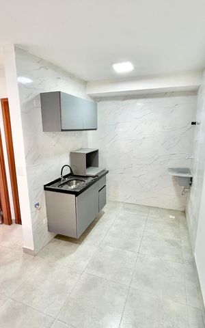 Apartamento para alugar com 25m², 1 quarto e sem vaga Apartamento para alugar com 25m², 1 quarto e sem vagaSala/Cozinha