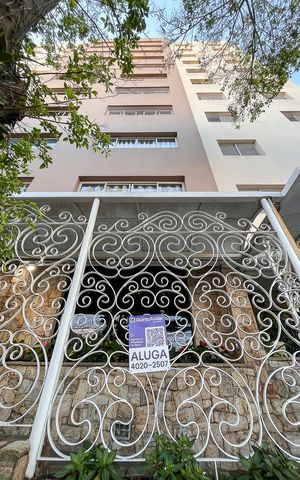 Apartamento para alugar com 109m², 2 quartos e 1 vagaFachada + plaquinha