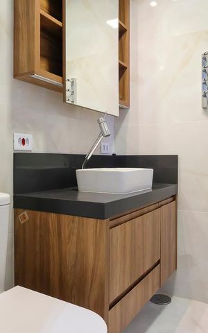 Apartamento para alugar com 109m², 2 quartos e 1 vagaBanheiro da suíte