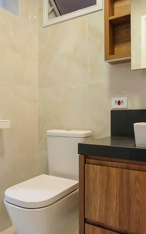 Apartamento para alugar com 109m², 2 quartos e 1 vagaBanheiro da suíte