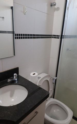 Apartamento para alugar com 42m², 1 quarto e 1 vaga Apartamento para alugar com 42m², 1 quarto e 1 vagaBanheiro