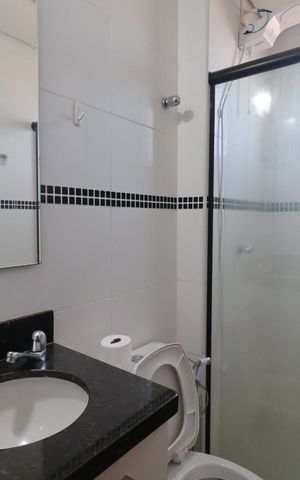 Apartamento para alugar com 42m², 1 quarto e 1 vaga Apartamento para alugar com 42m², 1 quarto e 1 vagaBanheiro