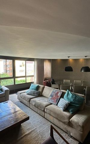 Apartamento para alugar com 158m², 3 quartos e 3 vagasSala