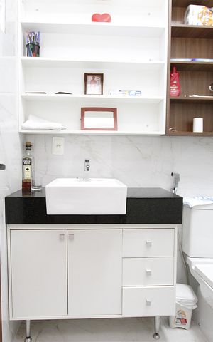 Apartamento à venda com 90m², 3 quartos e sem vagaBanheiro da Suíte