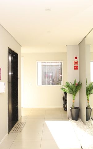 Apartamento para alugar com 38m², 2 quartos e sem vagaÁrea comum - Saguão do prédio