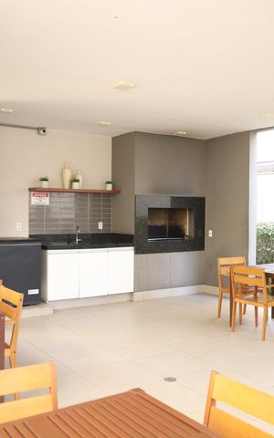 Apartamento para alugar com 38m², 2 quartos e sem vagaÁrea comum - Churrasqueira