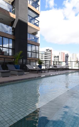 Apartamento para alugar com 33m², 1 quarto e sem vagaÁrea comum - Piscina