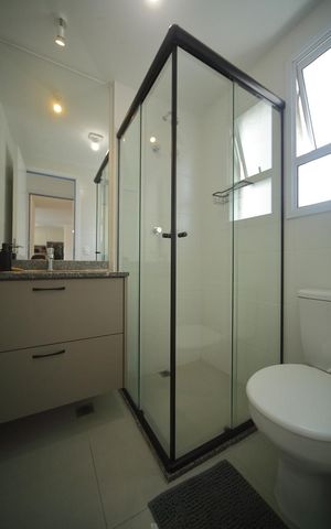 Apartamento para alugar com 57m², 2 quartos e 2 vagasBanheiro da Suíte 