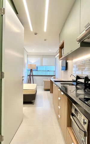 Studio à venda com 25m², 1 quarto e sem vaga Studio à venda com 25m², 1 quarto e sem vagaCozinha