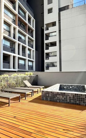 Studio à venda com 25m², 1 quarto e sem vaga Studio à venda com 25m², 1 quarto e sem vagaÁrea comum - Piscina