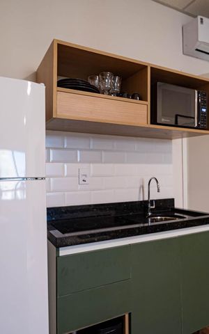 Studio para alugar com 23m², 1 quarto e sem vagaCozinha