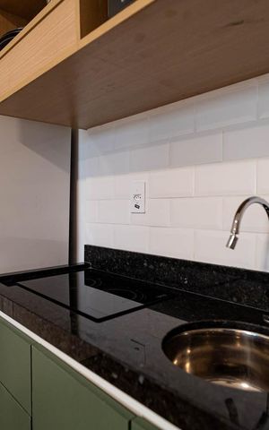 Studio para alugar com 23m², 1 quarto e sem vagaCozinha