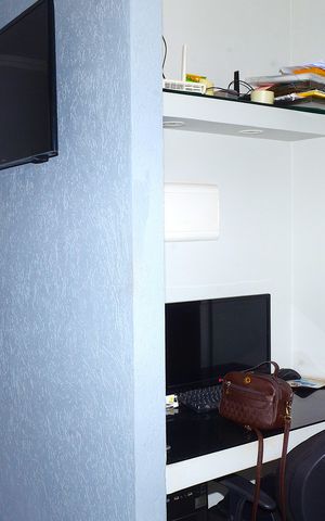 Apartamento para alugar com 43m², 2 quartos e 1 vagaDetalhe Sala