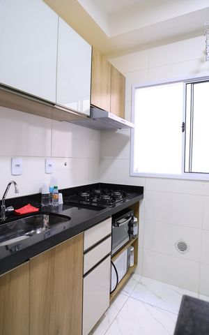 Apartamento à venda com 38m², 2 quartos e sem vagaCozinha e Área de Serviço