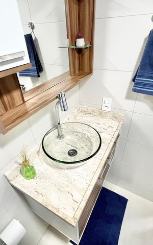 Apartamento à venda com 96m², 3 quartos e 1 vaga Apartamento à venda com 96m², 3 quartos e 1 vagaBanheiro