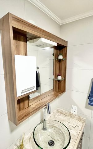 Apartamento à venda com 96m², 3 quartos e 1 vaga Apartamento à venda com 96m², 3 quartos e 1 vagaBanheiro
