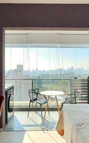Studio para alugar com 26m², 1 quarto e 1 vaga Studio para alugar com 26m², 1 quarto e 1 vagaStudio