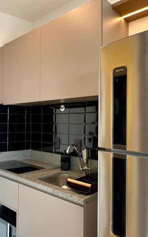 Studio para alugar com 26m², 1 quarto e 1 vaga Studio para alugar com 26m², 1 quarto e 1 vagaCozinha