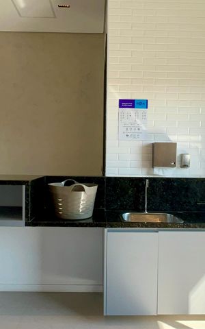 Studio para alugar com 26m², 1 quarto e 1 vaga Studio para alugar com 26m², 1 quarto e 1 vagaLavanderia