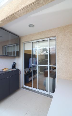Apartamento à venda com 97m², 2 quartos e 1 vagaQuintal e Espaço Gourmet 