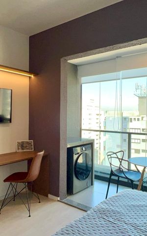 Studio para alugar com 26m², 1 quarto e 1 vaga Studio para alugar com 26m², 1 quarto e 1 vagaStudio