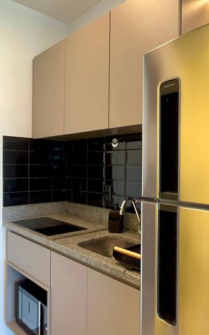 Studio para alugar com 26m², 1 quarto e 1 vaga Studio para alugar com 26m², 1 quarto e 1 vagaCozinha