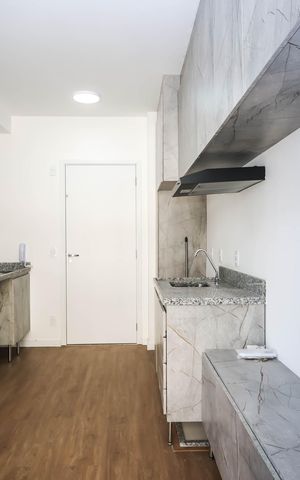 Studio para alugar com 28m², 1 quarto e sem vagaCozinha
