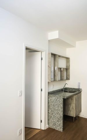 Studio para alugar com 28m², 1 quarto e sem vagaCozinha