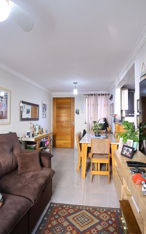 Apartamento à venda com 57m², 2 quartos e 1 vagaSala