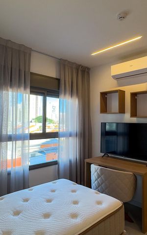 Apartamento para alugar com 107m², 2 quartos e 2 vagasQuarto 2 - Suíte