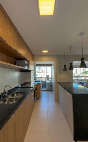 Apartamento para alugar com 107m², 2 quartos e 2 vagasCozinha e Área de Serviço