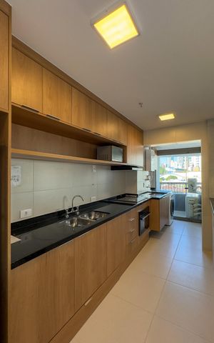 Apartamento para alugar com 107m², 2 quartos e 2 vagasCozinha e Área de Serviço