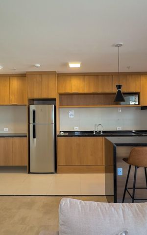 Apartamento para alugar com 107m², 2 quartos e 2 vagasSala