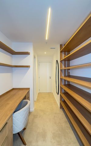 Apartamento para alugar com 107m², 2 quartos e 2 vagasQuarto Suíte
