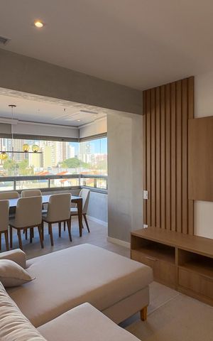 Apartamento para alugar com 107m², 2 quartos e 2 vagasSala
