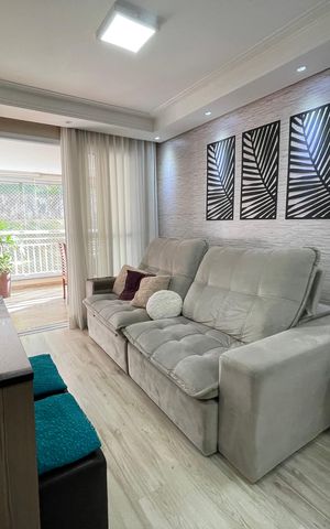 Apartamento à venda com 78m², 2 quartos e 1 vaga Apartamento à venda com 78m², 2 quartos e 1 vagaSala