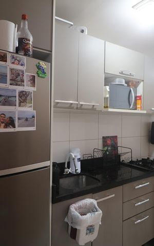 Apartamento à venda com 61m², 2 quartos e 1 vagaCozinha e Área de Serviço