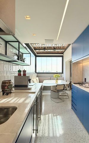 Apartamento à venda com 256m², 4 quartos e 3 vagas Apartamento à venda com 256m², 4 quartos e 3 vagasVaranda Gourmet