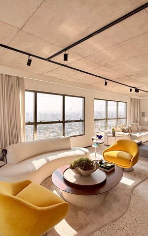 Apartamento à venda com 256m², 4 quartos e 3 vagas Apartamento à venda com 256m², 4 quartos e 3 vagasSala