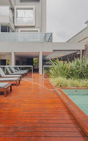Studio à venda com 30m², 1 quarto e 1 vagaPiscina
