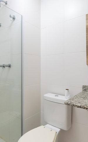 Apartamento para alugar com 64m², 2 quartos e 2 vagas Apartamento para alugar com 64m², 2 quartos e 2 vagasBanheiro Social