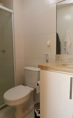 Apartamento para alugar com 100m², 2 quartos e 2 vagas Apartamento para alugar com 100m², 2 quartos e 2 vagasBanheiro Social