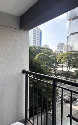 Studio para alugar com 30m², 1 quarto e sem vagaVaranda da Sala/cozinha