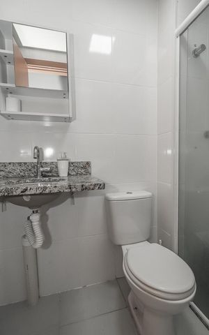 Apartamento para alugar com 44m², 2 quartos e 1 vaga Apartamento para alugar com 44m², 2 quartos e 1 vagaBanheiro Social
