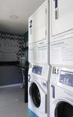 Studio à venda com 27m², 1 quarto e sem vagaÁrea Comum - Lavanderia