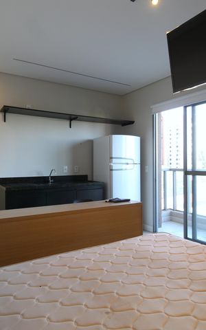 Studio à venda com 27m², 1 quarto e sem vagaSala/Quarto