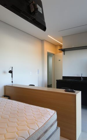 Studio à venda com 27m², 1 quarto e sem vagaSala/Quarto