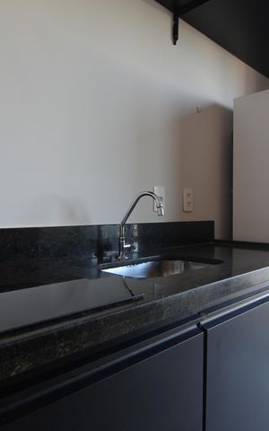 Studio à venda com 27m², 1 quarto e sem vagaCozinha