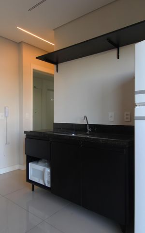 Studio à venda com 27m², 1 quarto e sem vagaCozinha